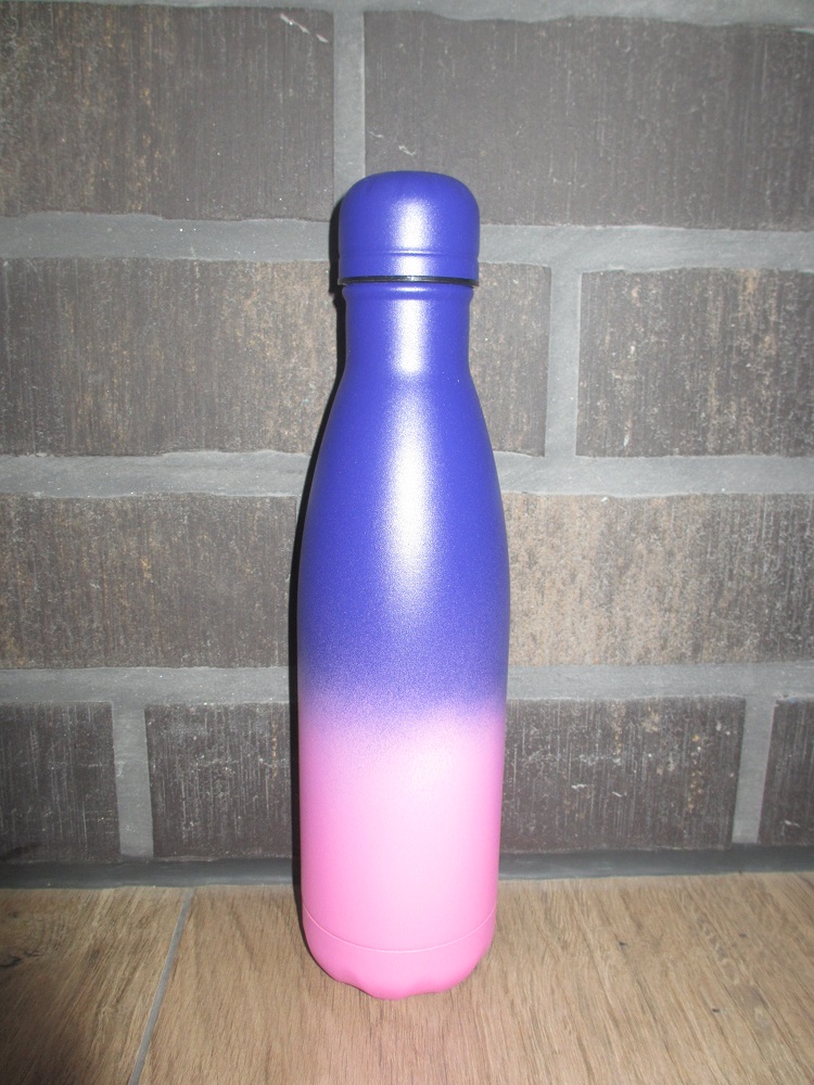 Edelstahlflasche 500ml rosa-violett 